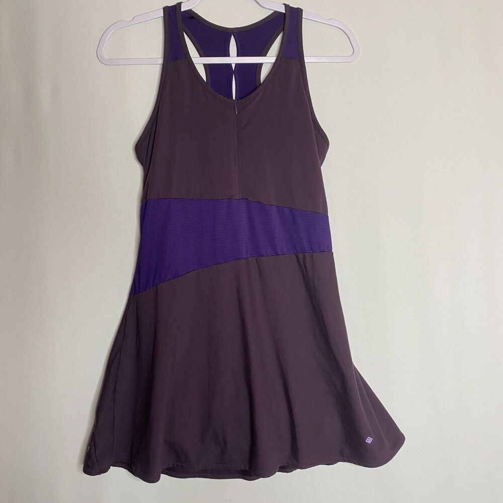 Ronhill Tech Dress Nightshade Reflective Inner Short Thigh Pocket Size Small